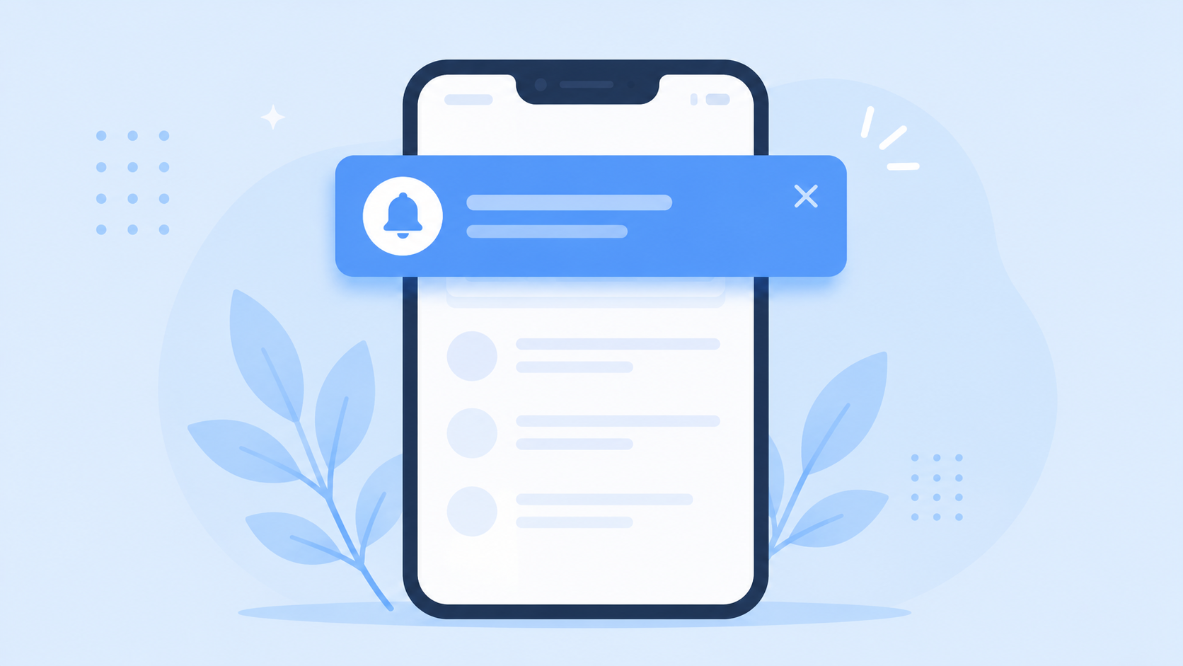 React Native Sticky Notification